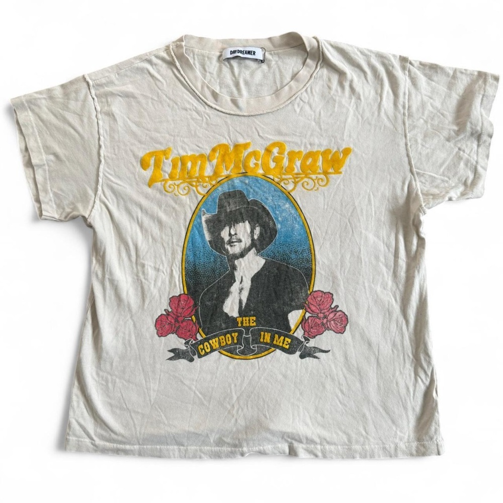Daydreamer Tim McGraw ‘The Cowboy in Me’ Beige Shirt